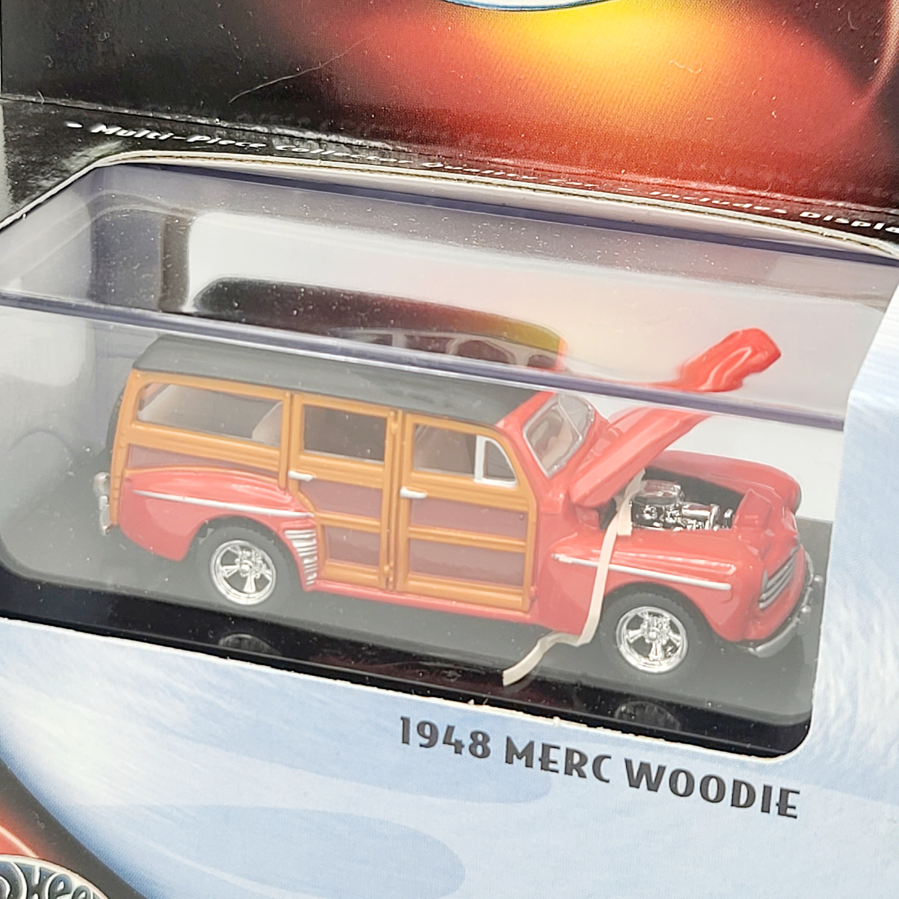 Hot Wheels 1948 Merc Woodie, Red (2000 Cool Collectibles - 100% Hot Wheels Black Box)
